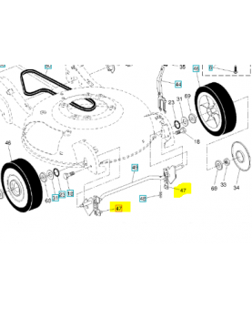Coussinet axe de roue avant 532183438