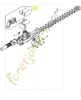 Carter moteur 4859-600-0800. Pièce de rechange Sithl / Vic