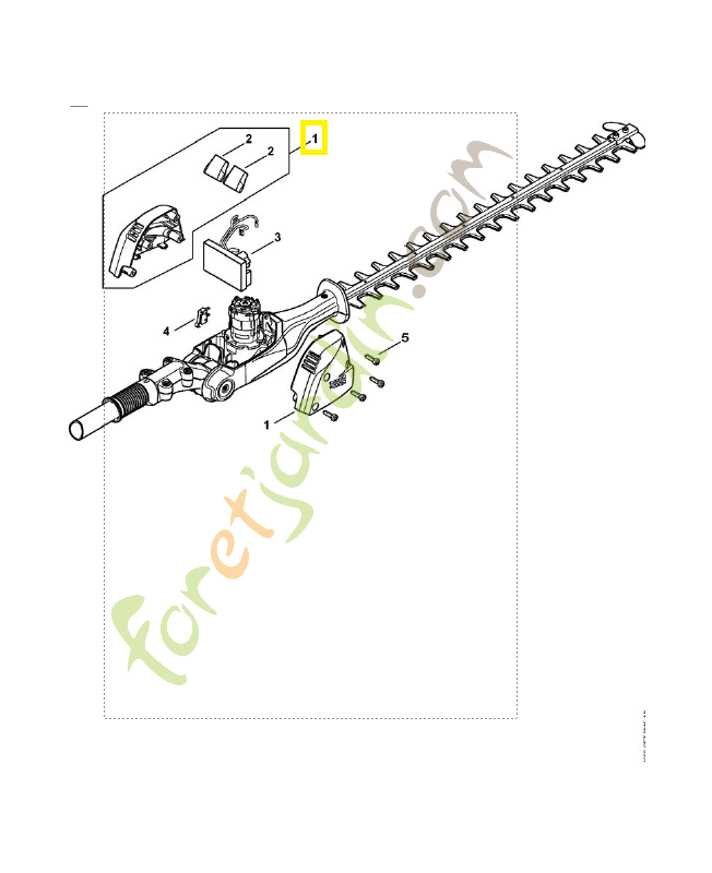 Carter moteur 4859-600-0800. Pièce de rechange Sithl / Vic