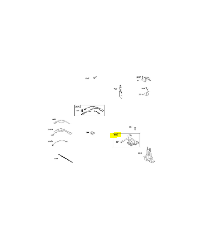 591459 Bobine d'allumage  Briggs & Stratton 