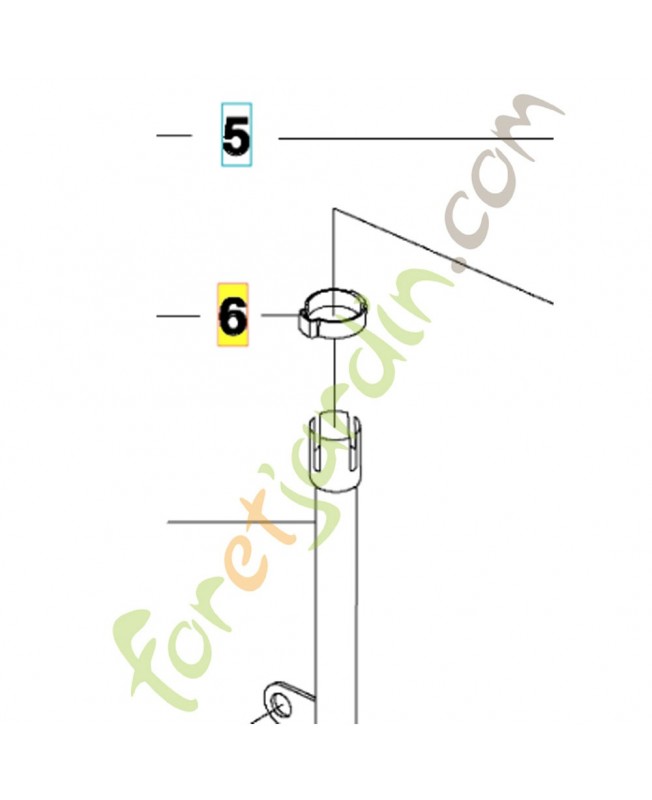 Collier de serrage référence 544317002