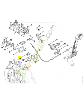 Palier 4244-792-1501. Pièce de rechange Sithl / Vickin