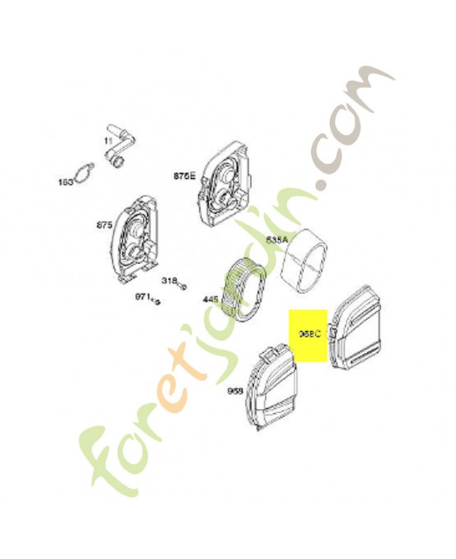 594575 cache filtre a air Briggs & Stratton