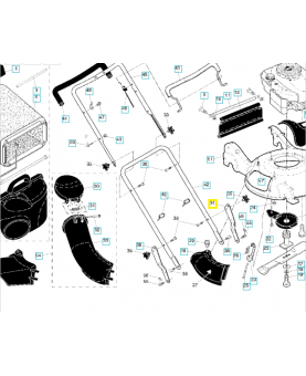SUPPORT 532187063. Pièce de rechange Husqvarna