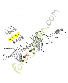Jeu de joints piston