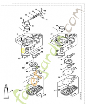 Rlt a billes 6003/2rsc3 9503-003-5382. Pièce de rechange Sithl / Vicking