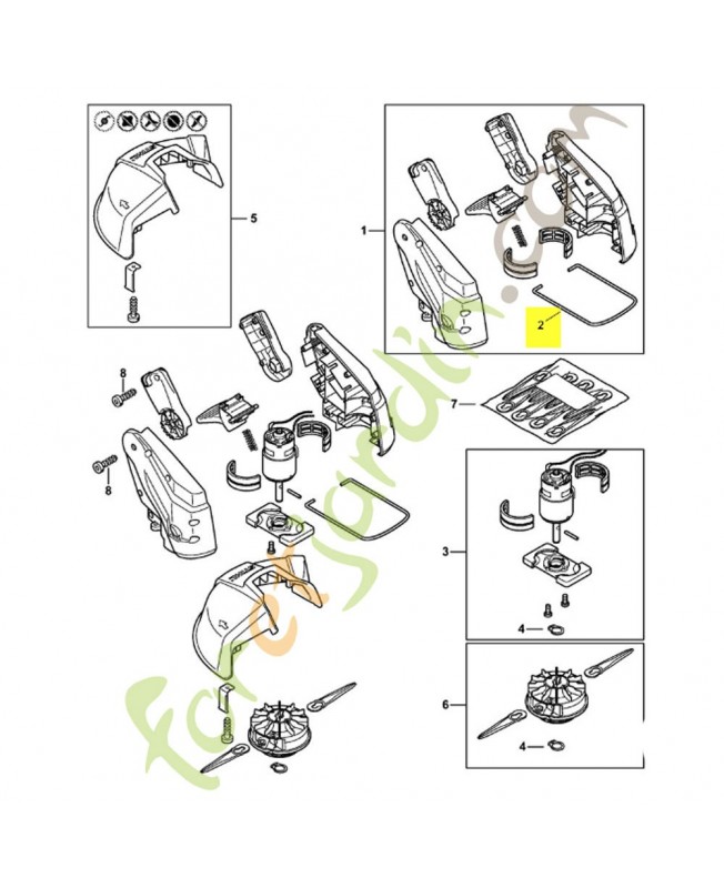 Etrier Stihl réf. 4512-713-3400