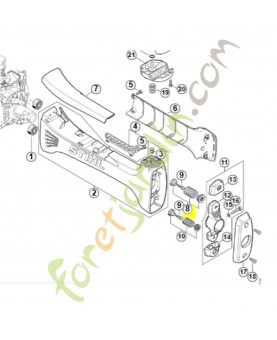 Ressort anti-vibration Stihl ref. 4148-790-8351