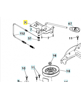 embrayage 532198332. Pièce de rechange Husqvarna