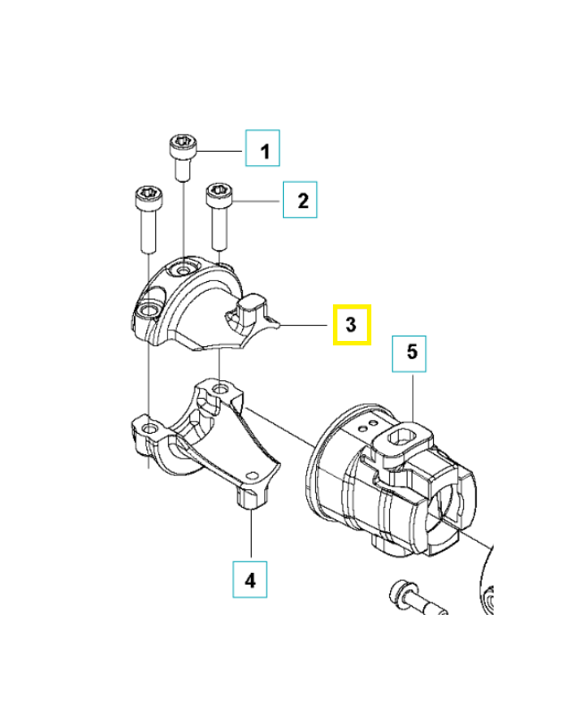 Support 576420702- Pièce de détachée Husqvarna