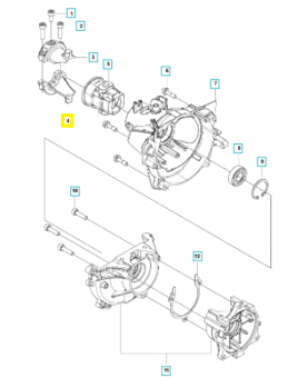 Support 576420802. Pièce de rechange Husqvarna