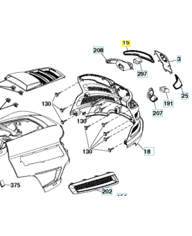 Lentille 532439733. Pièce de rechange Husqvarna