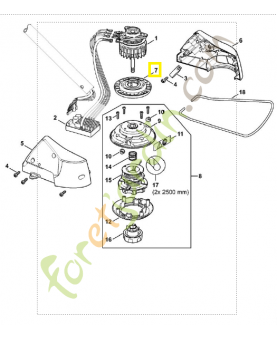 Rondelle d'étancheité 4852-609-0401. Pièce de rechange Sithl / Vicking