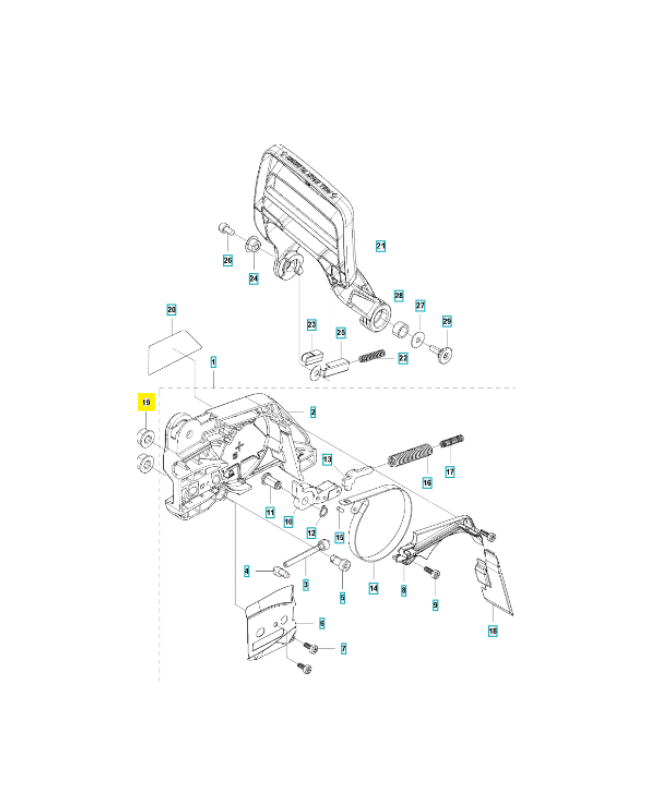 Ecrou husqvarna  575960801- Pièce de détachée Husqvarna