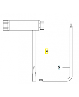 clé 522521102. Pièce de rechange Husqvarna