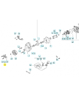 Embrayage 538248808. Pièce de rechange Husqvarna