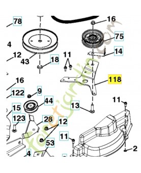 Support husqvarna référence 592854802