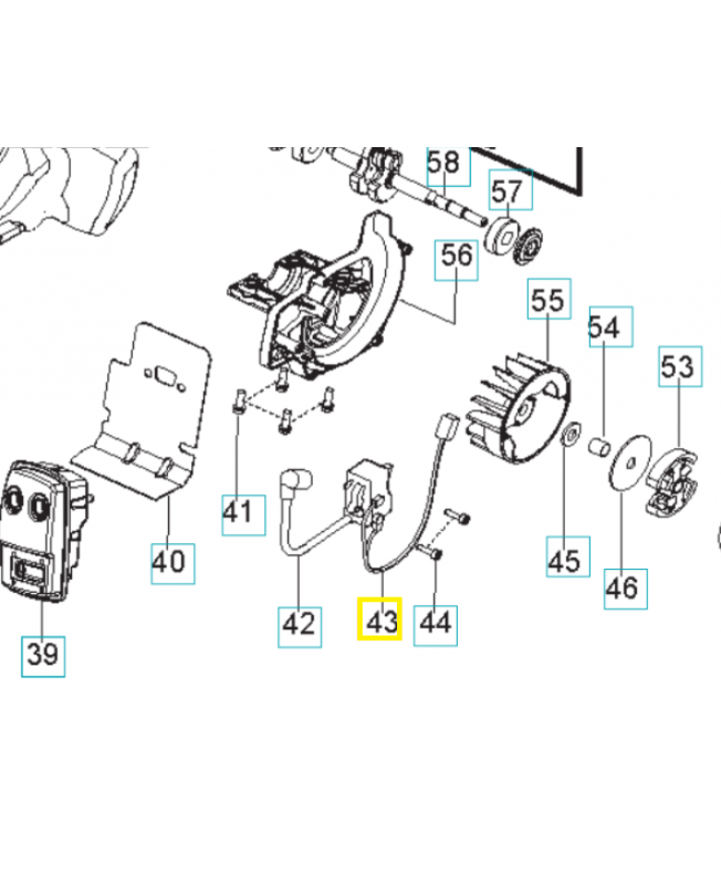 Fil de court-circuit 530039227. Pièce de rechange Husqvarna Fil de court-circuit 530039227. Pièce de rechange Husqvarna