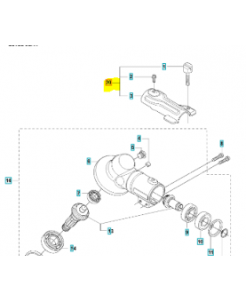 Couvercle Husqvarna réf 574306803