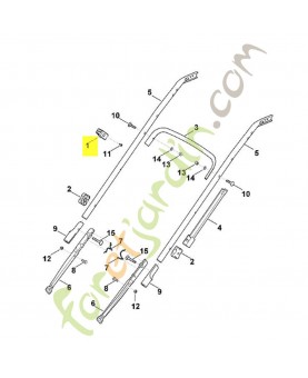 Guide cable stihl ref. 0000-760-3801