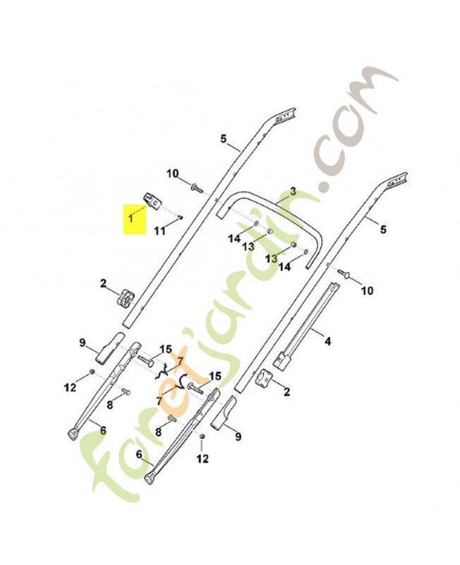 Guide cable stihl ref. 0000-760-3801