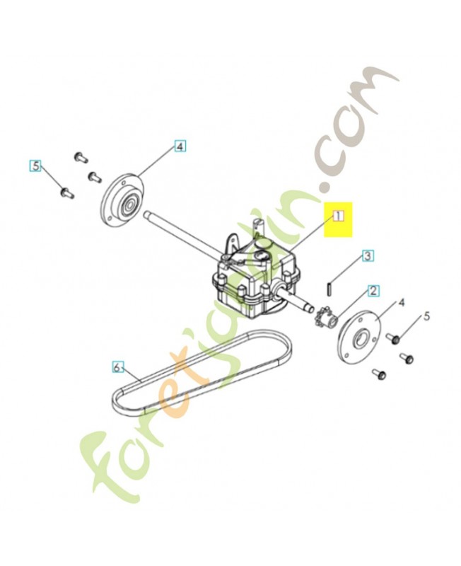 Boite de vitesse référence 505511701