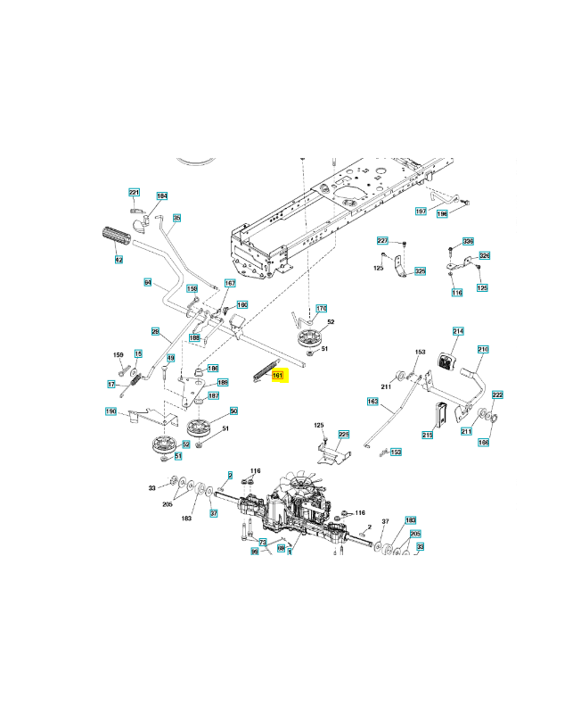 Ressort Husqvarna ref. 532105709