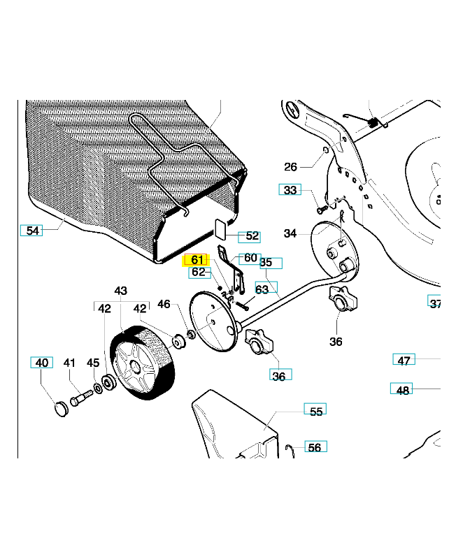 Rear axle Rear axle