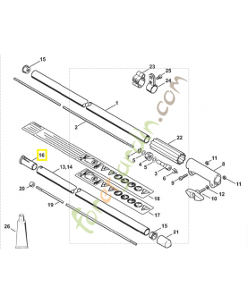 Douille 4140-791-7207. Pièce de rechange Sithl / Vicking