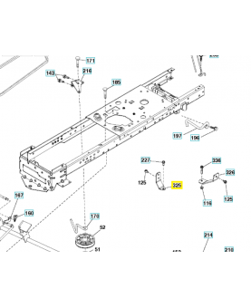 Support 585668501. Pièce détachée Husqvarna