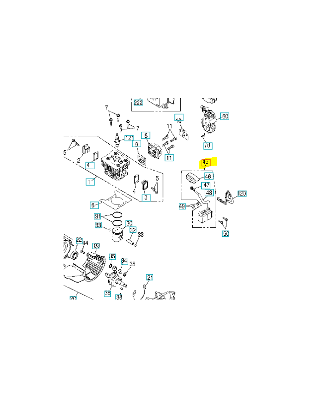 Bobine d'allumage complète