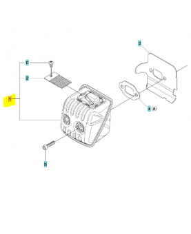 Pot d'echappement référence 544147702