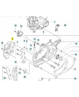 Plaque de guidage 522742901. Pièce de rechange Husqvarna