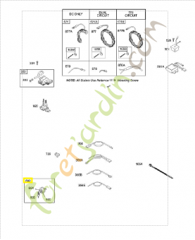 692318 Interrupteur a cle