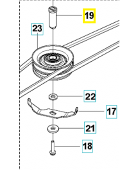 arbre 581916401. Pièce de rechange Husqvarna