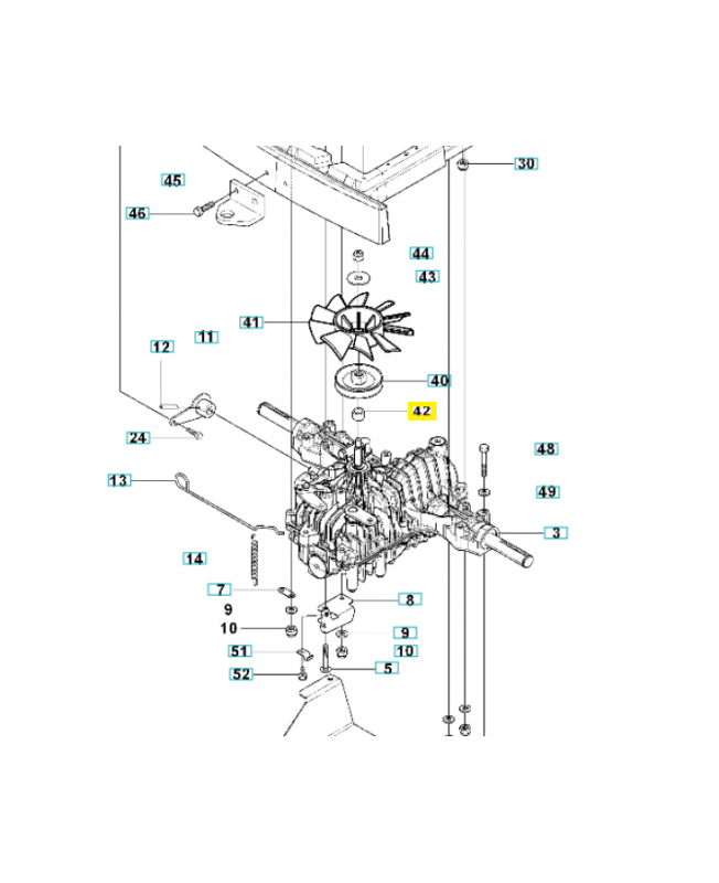 douille 502433801.Pièce de rechange Husqvarna