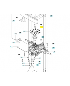 Rondelle 734115441. Pièce de rechange Husqva