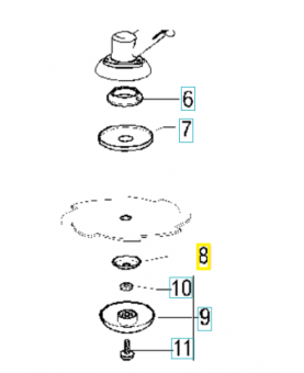 rondelle 538229834. Pièce de rechange Husqvarna