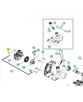 Vis 530016426. Pièce de rechange Husqvarna