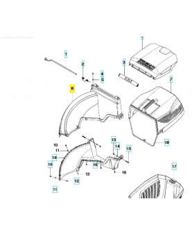 Tube 505396701. Pièce de rechange Husqvarna