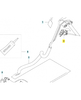 Interrupteur 577033801. Pièce de rechange Husqvarna