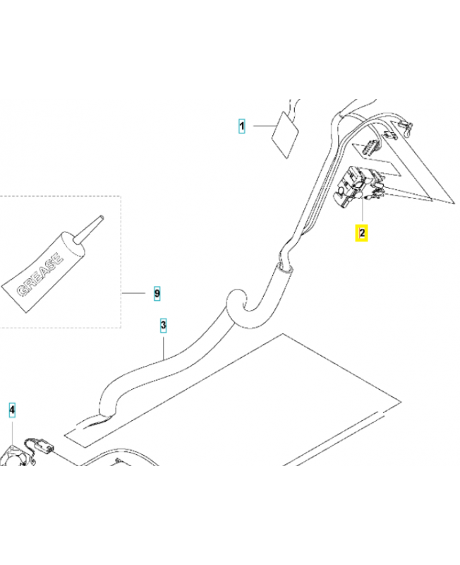 Interrupteur 577033801. Pièce de rechange Husqvarna