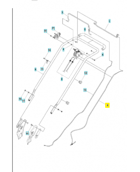 Câble 588204804. Pièce détachée Husqvarna