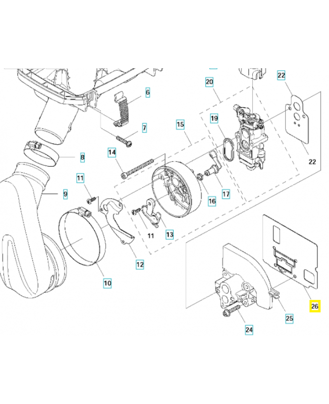 Joint 577694801. Pièce de rechange Husqvarna