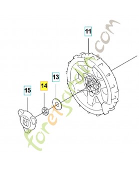 ECROU HEXAGONAL FIN DE BLOCAGE