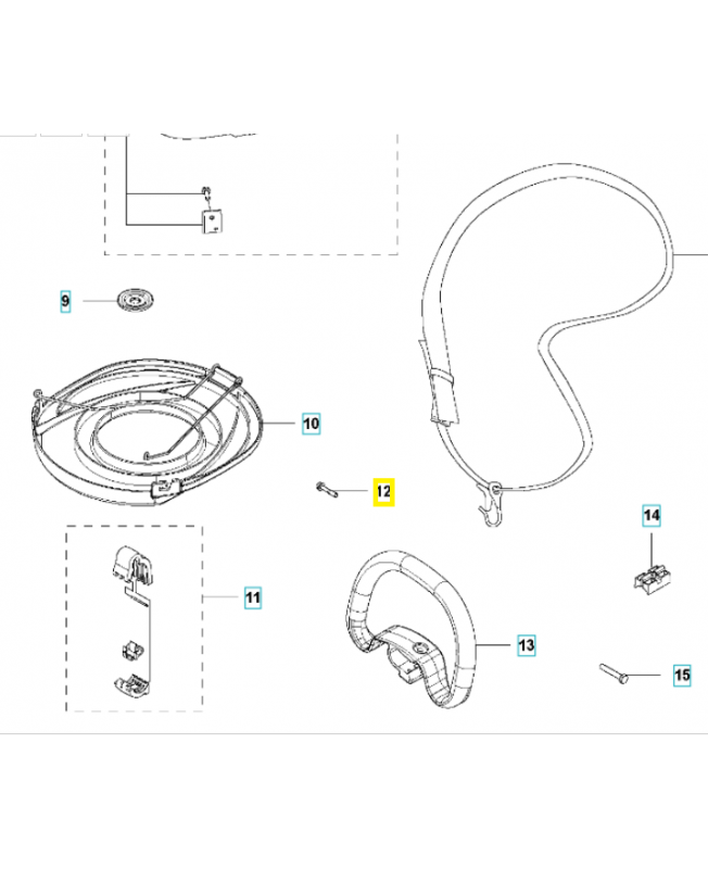 Vis 574181501. Pièce de rechange Husqvarna