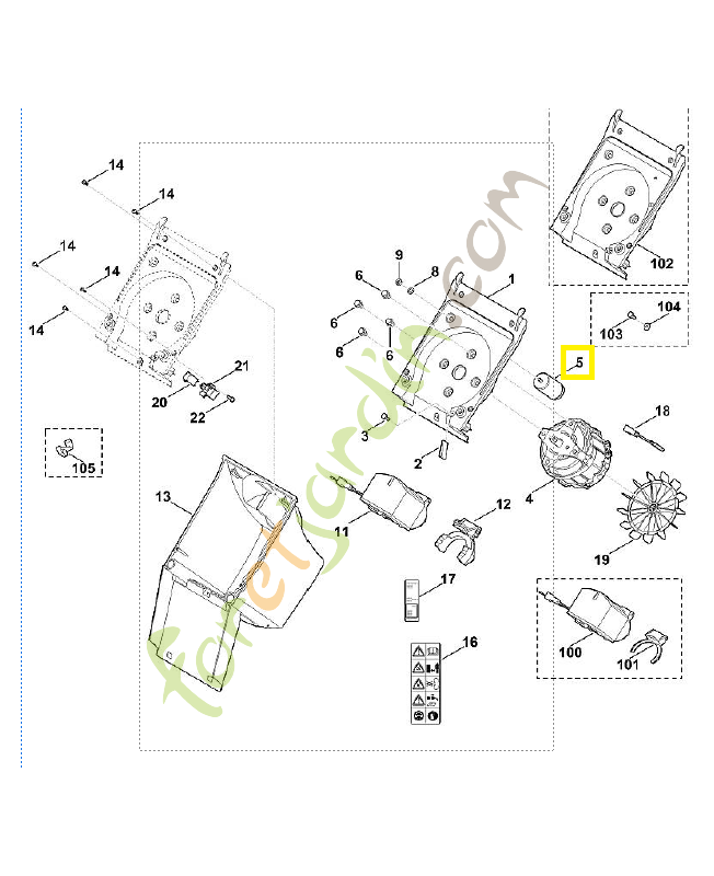 Condensateur 0000-605-1005. Pièce de rechange Sithl / Vicking Condensateur 0000-605-1005. Pièce de rechange Sithl / Vicking
