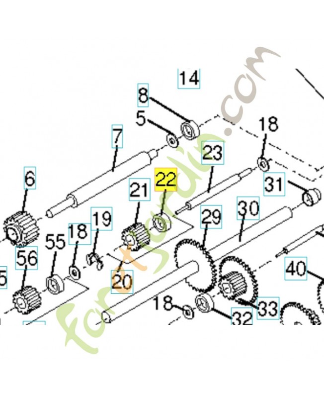 Roulement a aiguilles