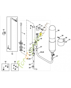 Bille 4247-705-6200. Pièce de rechange Sithl / Vicking