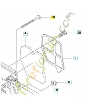 Vis 545074901. Pièce de rechange Husqvarna
